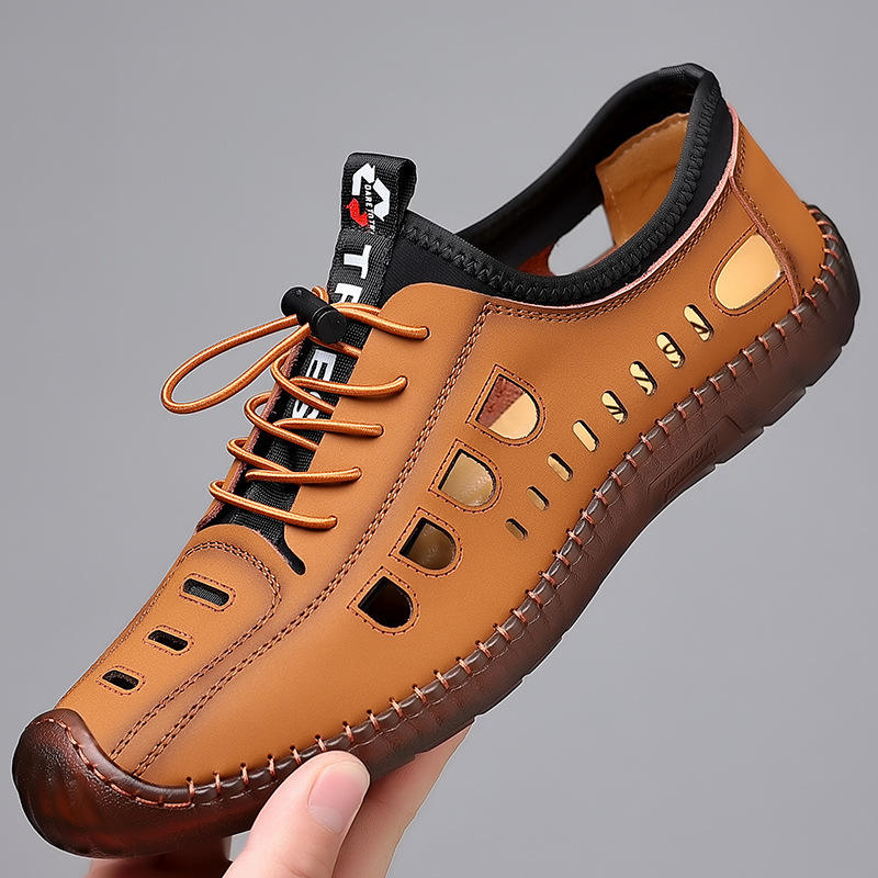 Chaussures Casual Premium en Cuir Respirant