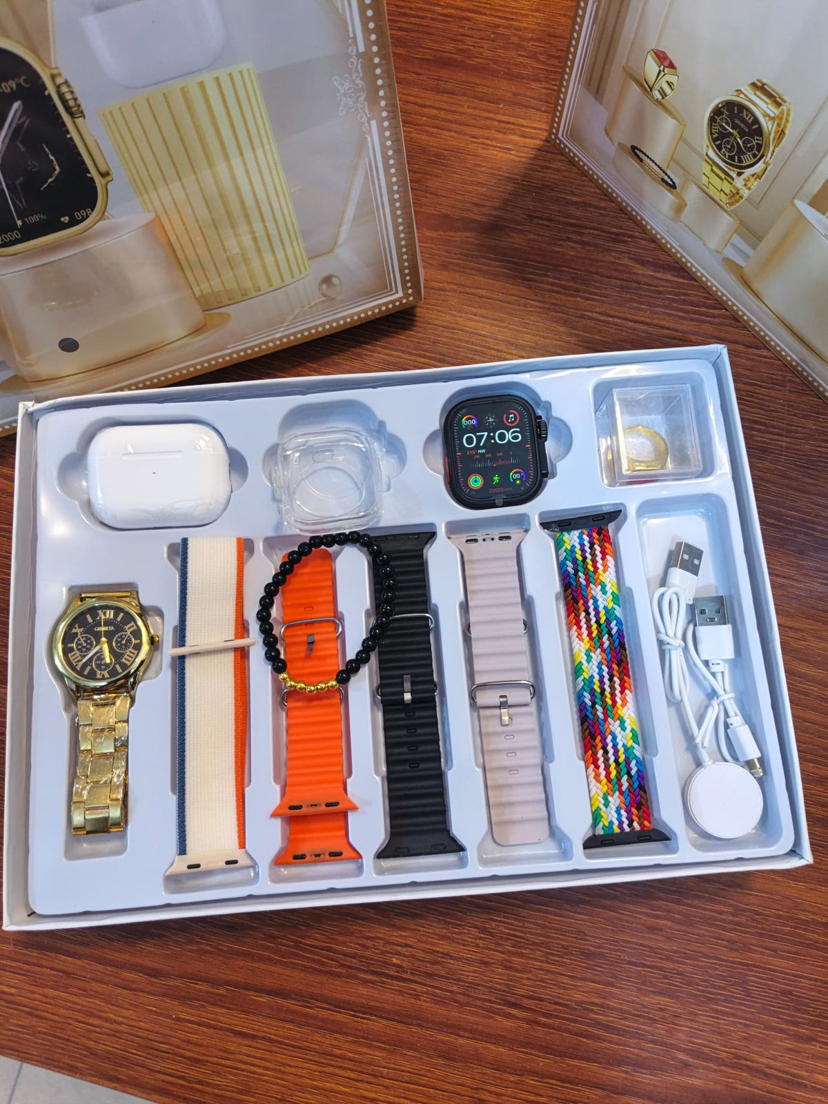 ⌚ Coffret Montre Connectée & Accessoires – Le Set Complet Ultime