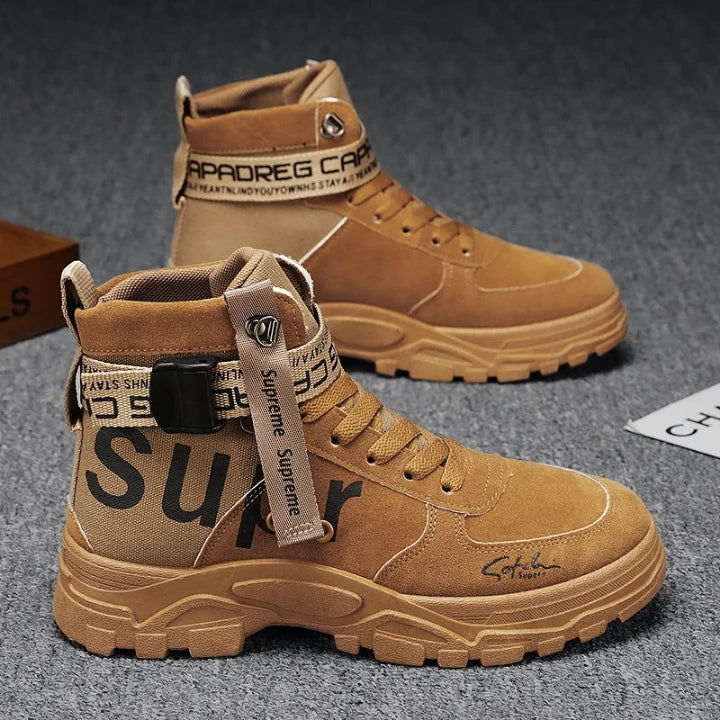 🥾 Bottines Haute Qualité « Super Style » – Confort, Robustesse & Look Premium