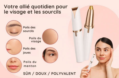 Épilateur électrique de précision pour les sourcils