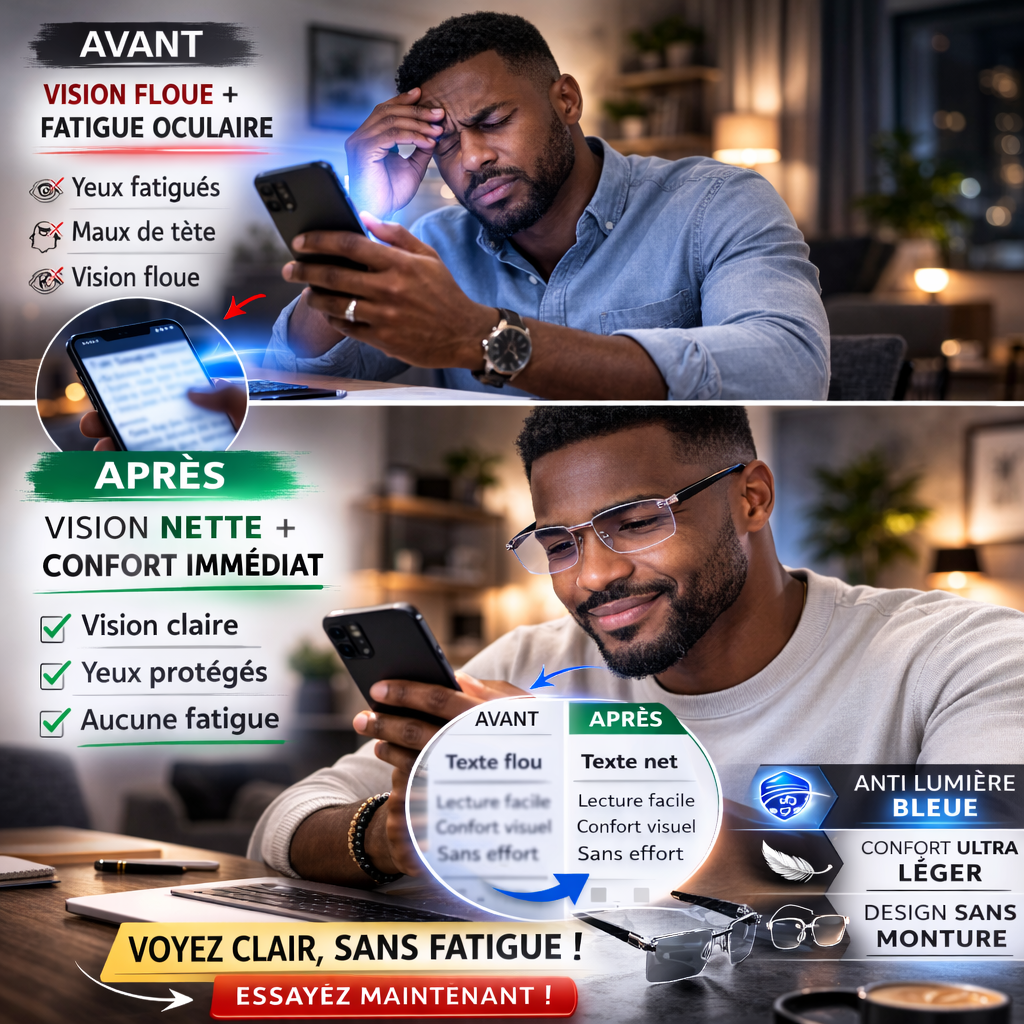 Lunettes de Lecture Unisex –  Protection Anti Lumière Bleue