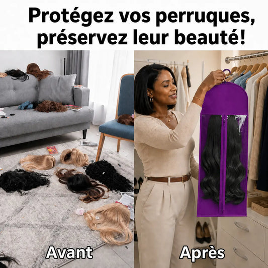 Housse de Rangement pour Perruque – Protection Anti-Poussière & Anti-UV