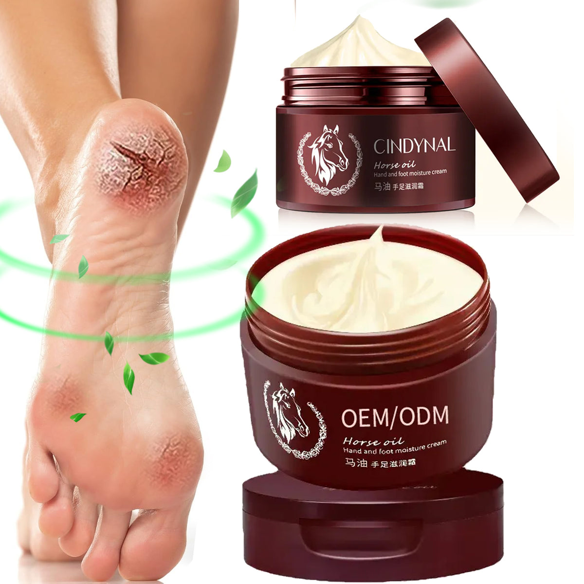 Crème Réparatrice pour Talons Fissurés & Peau Rugueuse