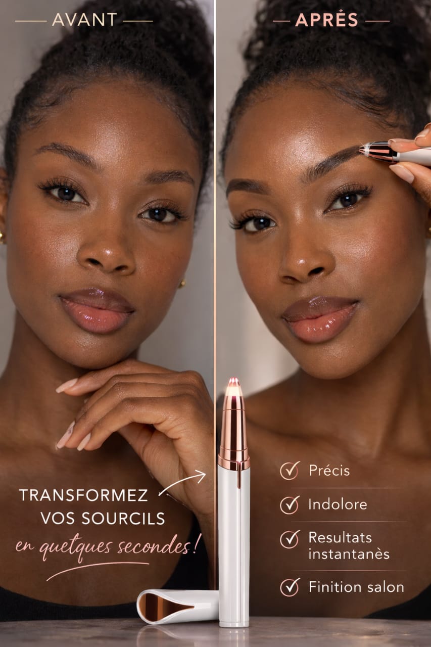 Épilateur électrique de précision pour les sourcils