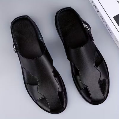 Sandale Gladiateur Homme Cuir PU – L'Allure d'une Chaussure, le Confort d'une Sandale